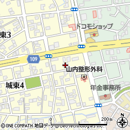 弘前歯科医師会周辺の地図
