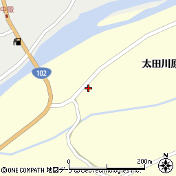 青森県十和田市沢田太田川原29周辺の地図