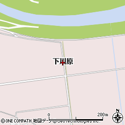 青森県六戸町（上北郡）鶴喰（下川原）周辺の地図