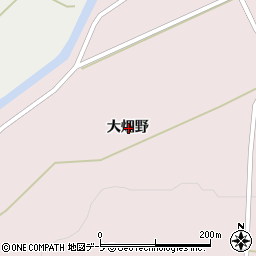 青森県十和田市奥瀬大畑野周辺の地図