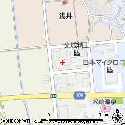 サクラダ弘前営業所周辺の地図