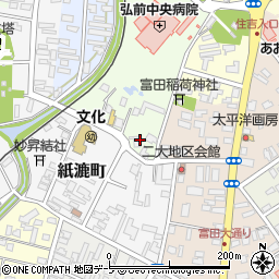 青森県弘前市吉野町6周辺の地図