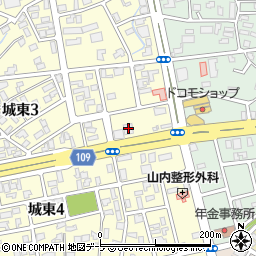 シンドウ弘前支店周辺の地図