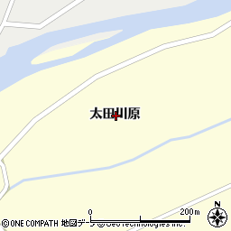 青森県十和田市沢田太田川原周辺の地図
