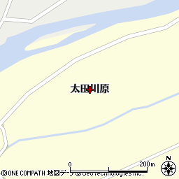 青森県十和田市沢田（太田川原）周辺の地図