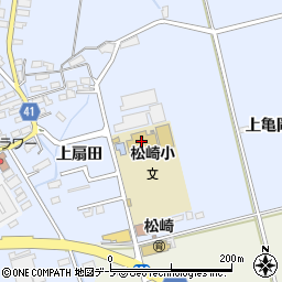 平川市立松崎小学校周辺の地図