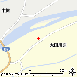 青森県十和田市沢田太田川原15周辺の地図