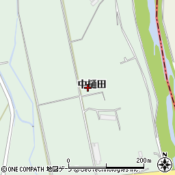 青森県弘前市新里（中樋田）周辺の地図