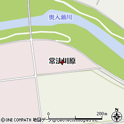 青森県六戸町（上北郡）鶴喰（常法川原）周辺の地図