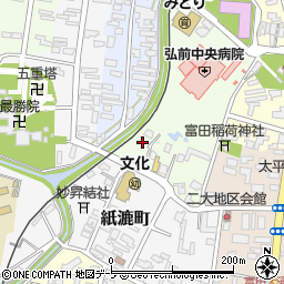青森県弘前市吉野町7周辺の地図