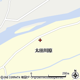 青森県十和田市沢田太田川原59周辺の地図