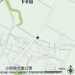 青森県平川市小和森福田221周辺の地図