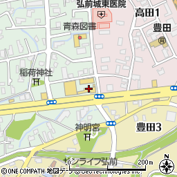 ＨｏｎｄａＣａｒｓ青森外崎店周辺の地図