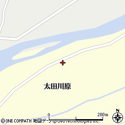 青森県十和田市沢田太田川原66周辺の地図