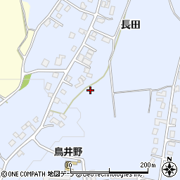 青森県弘前市鳥井野長田周辺の地図