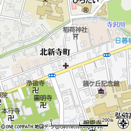 工藤米穀店新寺町店周辺の地図
