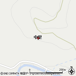 青森県十和田市法量中里周辺の地図