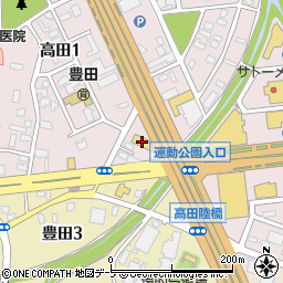 上州屋弘前店周辺の地図