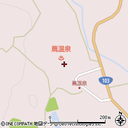 青森県十和田市奥瀬蔦野湯周辺の地図