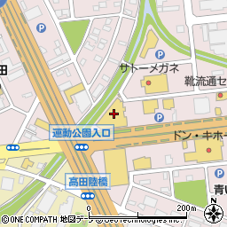 ＤＣＭ弘前高田店周辺の地図
