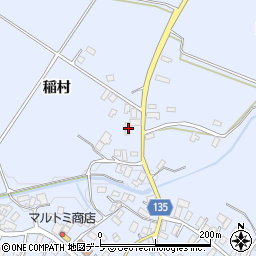 青森県平川市新屋稲村128周辺の地図