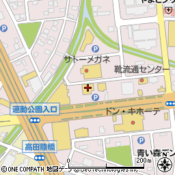 キタムラカメラ弘前高田店周辺の地図