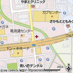 ダスキン北奥弘前店周辺の地図