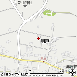 青森県十和田市赤沼周辺の地図