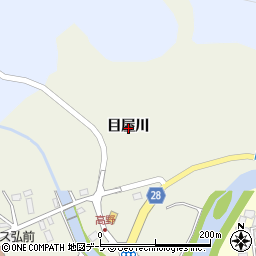 青森県弘前市国吉目屋川周辺の地図