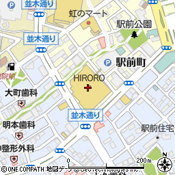 弘前市民文化交流館周辺の地図