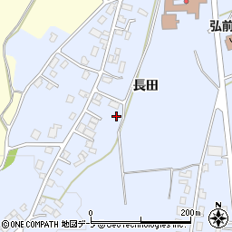 青森県弘前市鳥井野長田21周辺の地図