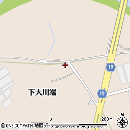 青森県八戸市市川町下大川端88周辺の地図