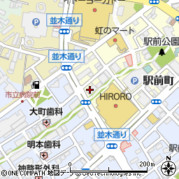 日専連旅行センター　弘前支店周辺の地図