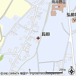 青森県弘前市鳥井野長田141周辺の地図