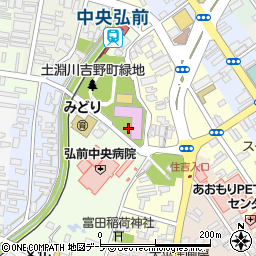 青森県弘前市吉野町2周辺の地図