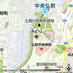 青森県弘前市吉野町3-3周辺の地図