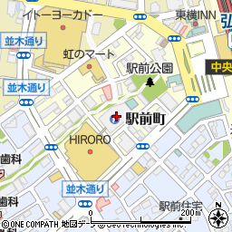弘前市大町商店街振興組合周辺の地図