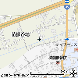 青森県上北郡おいらせ町苗振谷地46-13周辺の地図