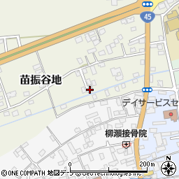 青森県上北郡おいらせ町苗振谷地46-14周辺の地図