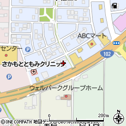 タイヤセレクト弘前城東周辺の地図