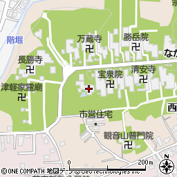 隣松寺周辺の地図