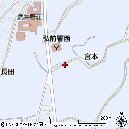 青森県弘前市鳥井野宮本319周辺の地図