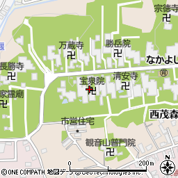 宝泉院周辺の地図