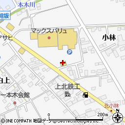 ガスト十和田店周辺の地図