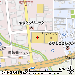 ケーズデンキ弘前本店周辺の地図