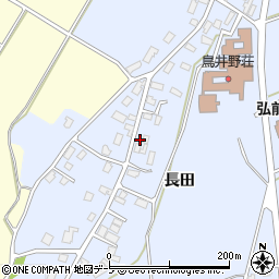 青森県弘前市鳥井野長田144周辺の地図
