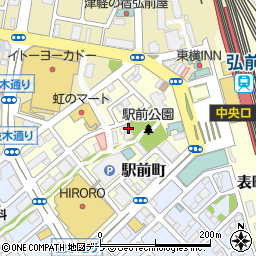 〒036-8003 青森県弘前市駅前町の地図