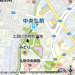 青森県弘前市吉野町2-7周辺の地図