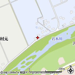 青森県弘前市真土東川132-2周辺の地図