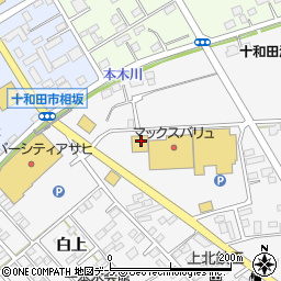 ユニクロ十和田店周辺の地図